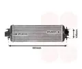 Chladi vzduchu intercooler VAN WEZEL ‐ VAW 43004358