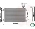 Kondenztor klimatizace VAN WEZEL ‐ VAW 43005273