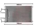 Kondenztor klimatizace VAN WEZEL ‐ VAW 43005305