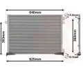 Kondenztor klimatizace VAN WEZEL ‐ VAW 43005400