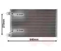 Kondenztor klimatizace VAN WEZEL ‐ VAW 43005444