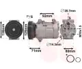 Kompresor klimatizace VAN WEZEL ‐ VAW 4300K103