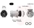 Kompresor klimatizace VAN WEZEL ‐ VAW 4300K369