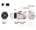 Kompresor klimatizace VAN WEZEL ‐ VAW 4300K392