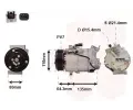 Kompresor klimatizace VAN WEZEL ‐ VAW 4300K394