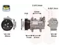 Kompresor klimatizace VAN WEZEL ‐ VAW 4300K401 Kompresor klimatizace VAN WEZEL ‐ VAW 4300K401