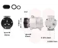 Kompresor klimatizace VAN WEZEL ‐ VAW 4300K440