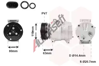 VAN WEZEL Kompresor - klimatizace VAW 4300K440, 4300K440