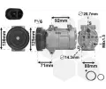 Kompresor klimatizace VAN WEZEL ‐ VAW 4300K441