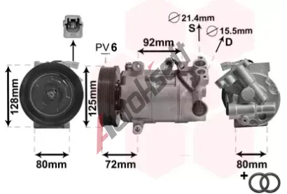 VAN WEZEL Kompresor klimatizace *** IR PLUS *** VAW 4300K489, 4300K489