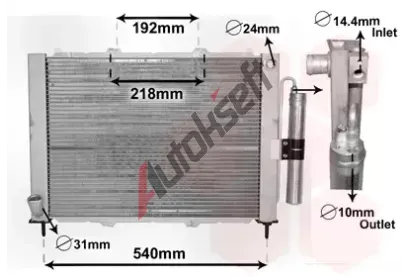 VAN WEZEL Chladicí jednotka VAW 4300M497, 4300M497 VAN WEZEL Chladicí jednotka VAW 4300M497, 4300M497