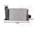 Chladi vzduchu intercooler VAN WEZEL ‐ VAW 43014710