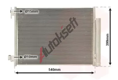 VAN WEZEL Kondenztor klimatizace VAW 43015701, 43015701