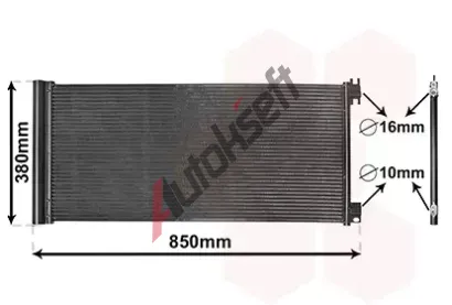 VAN WEZEL Kondenztor klimatizace VAW 43015702, 43015702