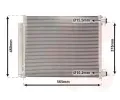 Kondenztor klimatizace VAN WEZEL ‐ VAW 43015703