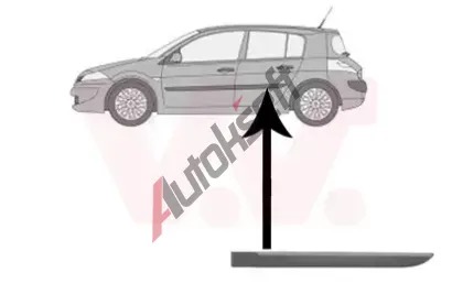 VAN WEZEL Ozdobn / ochrann lita dve VAW 4327425, 4327425