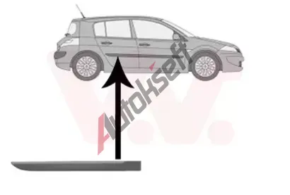 VAN WEZEL Ozdobn / ochrann lita dve VAW 4327426, 4327426