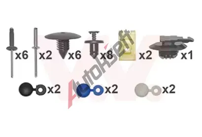 VAN WEZEL Montn sada - nraznk VAW 4327794, 4327794