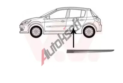 VAN WEZEL Ozdobná / ochranná lišta dveří VAW 4331425, 4331425  VAN WEZEL Ozdobná / ochranná lišta dveří VAW 4331425, 4331425