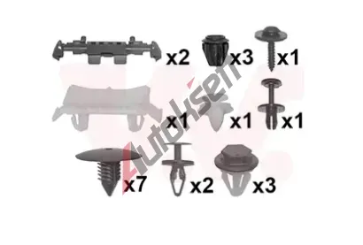 VAN WEZEL Montn sada - blatnk VAW 4333796, 4333796