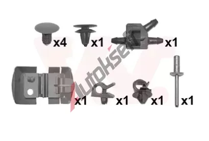 VAN WEZEL Montn sada - vko motoru VAW 4341797, 4341797