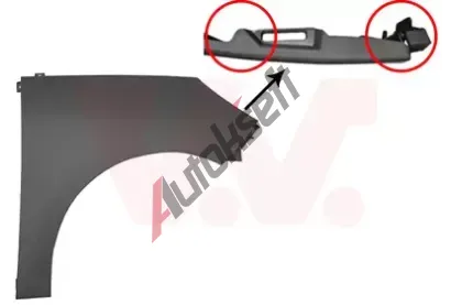 VAN WEZEL Blatník VAW 4346658, 4346658  VAN WEZEL Blatník VAW 4346658, 4346658