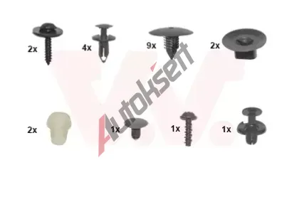 VAN WEZEL Montn sada - blatnk VAW 4356796, 4356796
