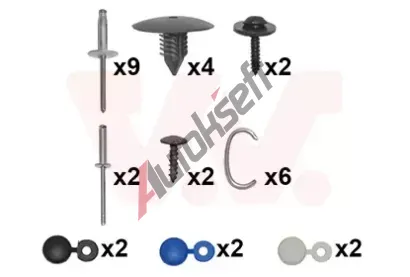 VAN WEZEL Montn sada - nraznk VAW 4373794, 4373794