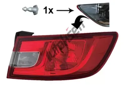 VAN WEZEL Zadn svtlo VAW 4373932, 4373932