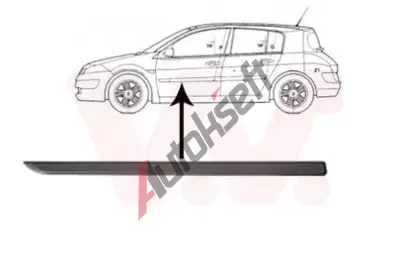 VAN WEZEL Ozdobn / ochrann lita dve VAW 4375423, 4375423
