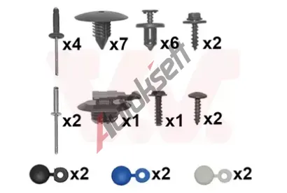 VAN WEZEL Montn sada - nraznk VAW 4376794, 4376794