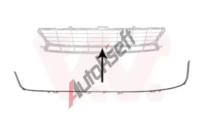 VAN WEZEL Větrací mřížka nárazníku VAW 4382580, 4382580  VAN WEZEL Větrací mřížka nárazníku VAW 4382580, 4382580