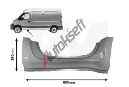 VAN WEZEL Prh dve VAW 4387101, 4387101