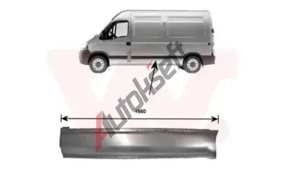 VAN WEZEL Boční stěna VAW 4387145, 4387145  VAN WEZEL Boční stěna VAW 4387145, 4387145