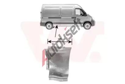 VAN WEZEL Boční stěna VAW 4387146, 4387146  VAN WEZEL Boční stěna VAW 4387146, 4387146