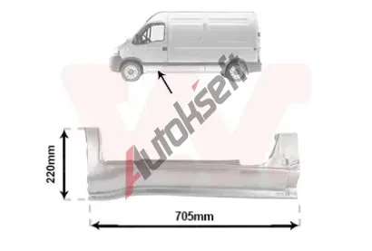 VAN WEZEL Bon stna VAW 4391101, 4391101