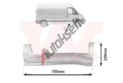 VAN WEZEL Bon stna VAW 4391102, 4391102