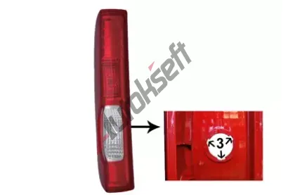 VAN WEZEL Zadn svtlo VAW 4395933, 4395933