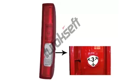 VAN WEZEL Zadn svtlo VAW 4395934, 4395934