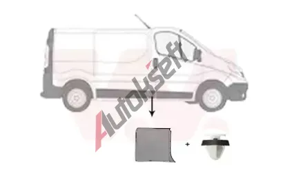 VAN WEZEL Ozdobná / ochranná lišta boční stěny VAW 4396404, 4396404  VAN WEZEL Ozdobná / ochranná lišta boční stěny VAW 4396404, 4396404