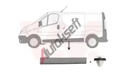 VAN WEZEL Ozdobn / ochrann lita bon stny VAW 4396405, 4396405