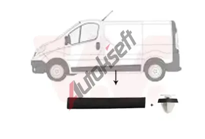 VAN WEZEL Ozdobn / ochrann lita bon stny VAW 4396425, 4396425