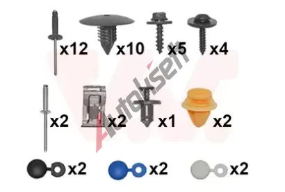 VAN WEZEL Montn sada - nraznk VAW 4407794, 4407794