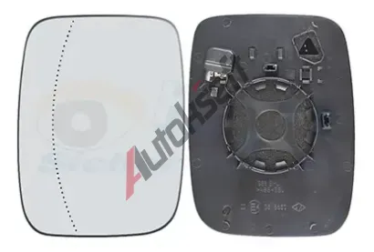 VAN WEZEL Sklo do vn�j��ho zrc�tka * HAGUS * VAW 4423837, 4423837