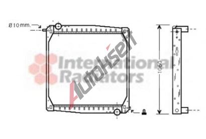 VAN WEZEL Chladi� vody VAW 46002010, 46002010