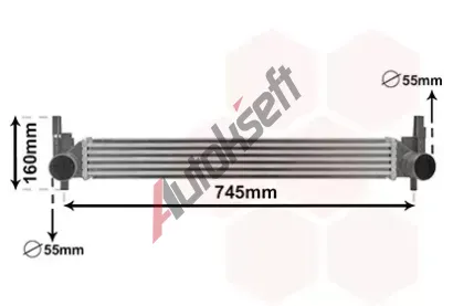 VAN WEZEL Chladi vzduchu intercooler VAW 49004039, 49004039