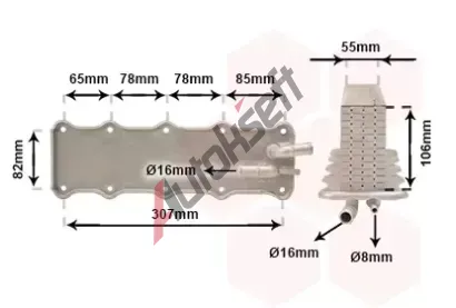 VAN WEZEL Chladi vzduchu intercooler VAW 49014700, 49014700