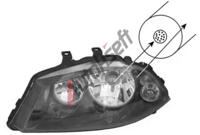 VAN WEZEL Svtlomet VAW 4917965, 4917965