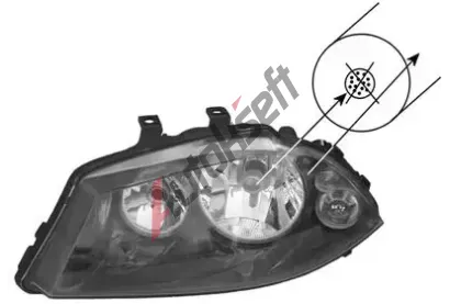 VAN WEZEL Svtlomet VAW 4917967, 4917967