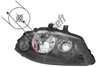 VAN WEZEL Svtlomet VAW 4917968, 4917968